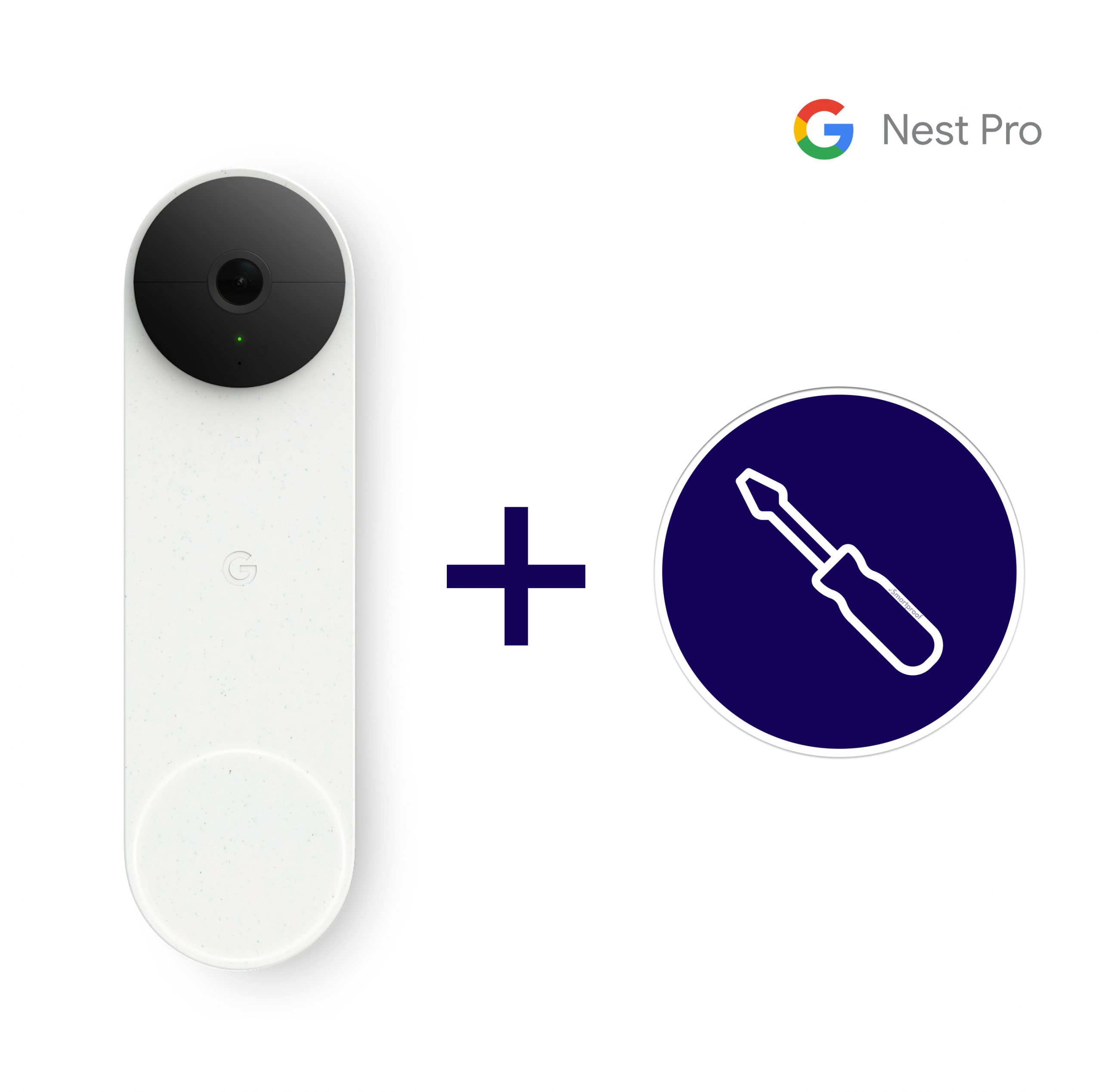 uitspraak verwennen Draaien Google Nest Doorbell inclusief installatie - Smartproof